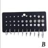 Women's Jewelry Pearl Butterfly Chain Big Ear Stud Set 9-piece Set