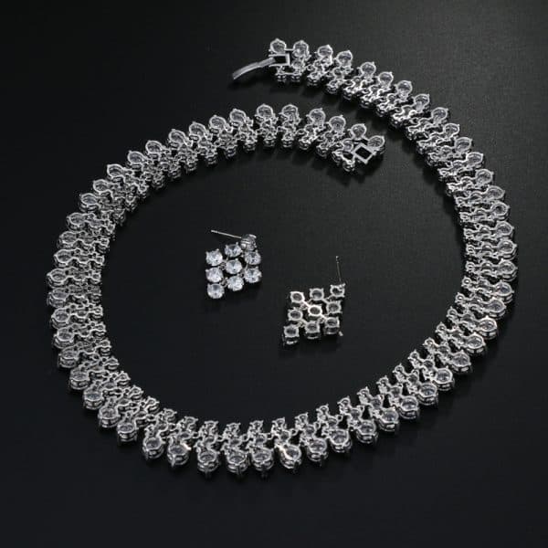 Women's Necklace Super Zircon Jewelry Set