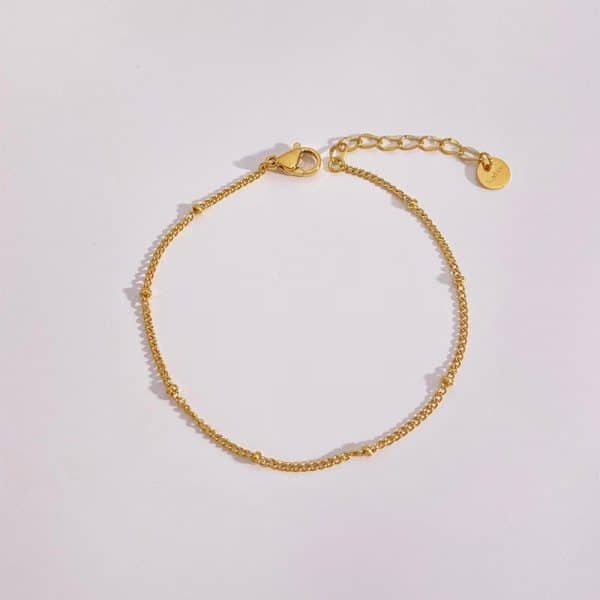 Stainless Steel 5-piece Set Simple Bracelet Does Not Fade
