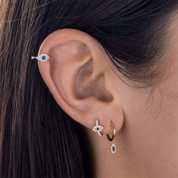 Molan Zirconia Stud Earrings Set