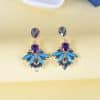 Zircon Small Fragrant Wind Drop Earrings