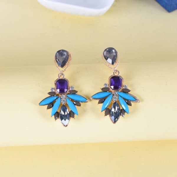 Zircon Small Fragrant Wind Drop Earrings