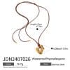 European And American Irregular Liquid Glossy Hollow Pendant Necklace