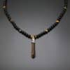 Natural Tiger Eye Stone Tiger Eye Stone Woven Necklace
