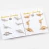 Small Animal Dinosaur Set Personalized Earrings