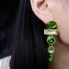 Fashion Personality Tassel Earrings Elegant Necklace