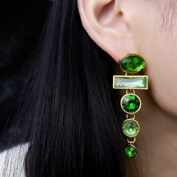 Fashion Personality Tassel Earrings Elegant Necklace