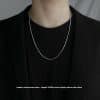 Titanium Steel Necklace Men's Korean-style Simple Ins Style Snake Bone