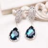 Crystal drop earrings