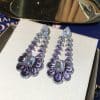 Water Drop Earrings With Exaggerated And Elegant Personality