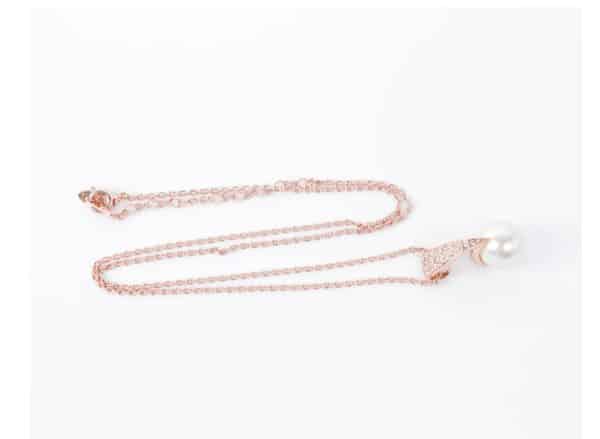Creative Bridal Pearl Necklace Earrings Jewelry Set