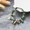 National Style Black Natural Stone Shell Beach Bracelet Jewelry