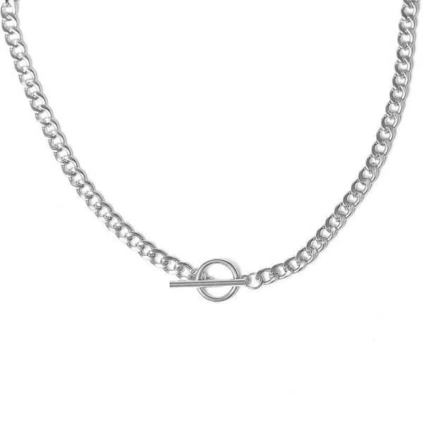 Advanced Double-woven Four-sided Grinding Trend Men's Versatile Simple Necklace