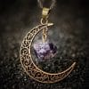 European And American Jewelry Natural Stone Crystal Necklace