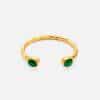 18K Real Gold Plated Titanium Steel INS Fashion Exquisite Zircon Opening Bracelet