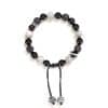 Black Agate Map Stone Men's And Women's Bracelet Niche High Sense