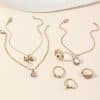 Cold Wind Simple Personality All-match Jewelry Set