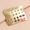 Strawberry Car Love Earrings 12 Pairs Set