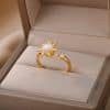 Women's Simple Rotatable Decompression Ring