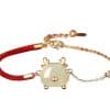 Auspicious Cute Dragon Zodiac Necklace Female Hetian Jade Bracelet Ear Studs