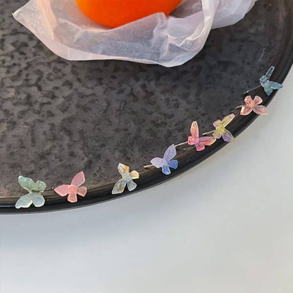 Women's Fashionable And Cute Multi-coloured Butterfly Earrings Set