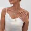 Ginkgo Leaf Tassel Three-dimensional Niche Retro High Sense Necklace Women