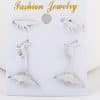 Small Animal Dinosaur Set Personalized Earrings