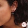 Water Drop Flower Stud