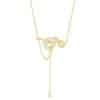 Gold Snake New Chinese Style Jade Necklace