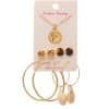 Pearl Headdress Necklace Love Tassel Earrings Set Creative Retro Simple