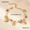 Shell Stainless Steel Necklace Clavicle Chain Jewelry