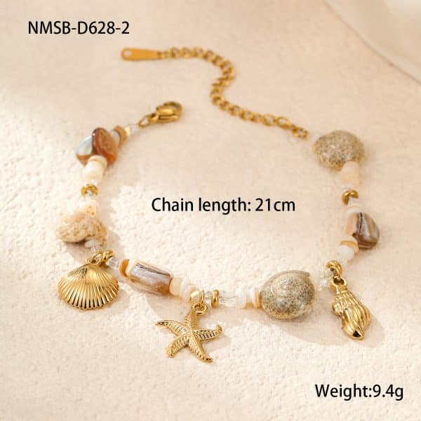 Shell Stainless Steel Necklace Clavicle Chain Jewelry