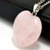Crystal Stone Drop Shape Peach Heart Diy Jewelry Necklace