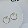 Women's Temperament Circle Mosquito Coil Ear Clip To Show Thinness