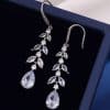 Water Drop Long Fringe Earrings Female