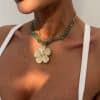Irregular Beach Wind Gravel Clavicle Chain