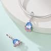 925 Sterling Silver Charm Ocean Starfish Crab Turtle Crystal Flower Bead Charm