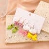 Acrylic Earring Set Fashion Cartoon Butterfly