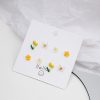 Silver Needle Color Tulip Butterfly Set