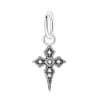 925 Sterling Silver Charm Vintage Cross Celtic Knot Crystal XINGX Bead Pendant