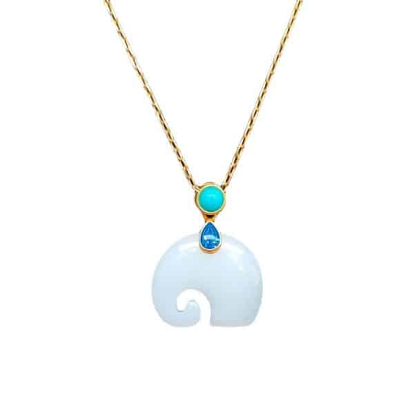 Fortune Lucky Elephant Necklace