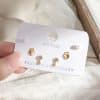 High-quality Earrings Set Small Trendy Cute Love Lock