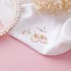 Mini earrings set compact earrings girl sweet wild earrings