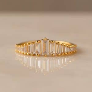 S925 Sterling Silver Simple Fashion Organ Ring Personality