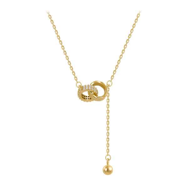 Gold Necklace Female Clavicle Chain