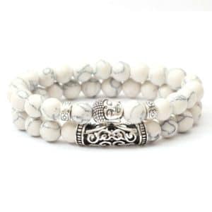 Volcanic Stone Tiger Eye Stone Turquoise Men's Fashion Bracelet Couple