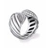 925 Sterling Silver Double-headed Snake Design Ring For Women