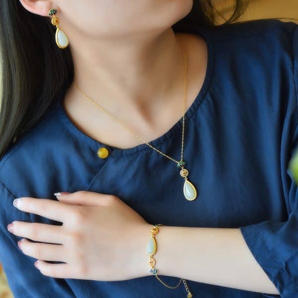 Women's Fashion Personalized Water Drop Vintage Necklace