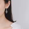 Creative Flower Drop Pear-shaped Earrings