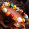 New creative garnet grape stone bracelet woven bracelet jewelry wholesale source natural stone bracelet